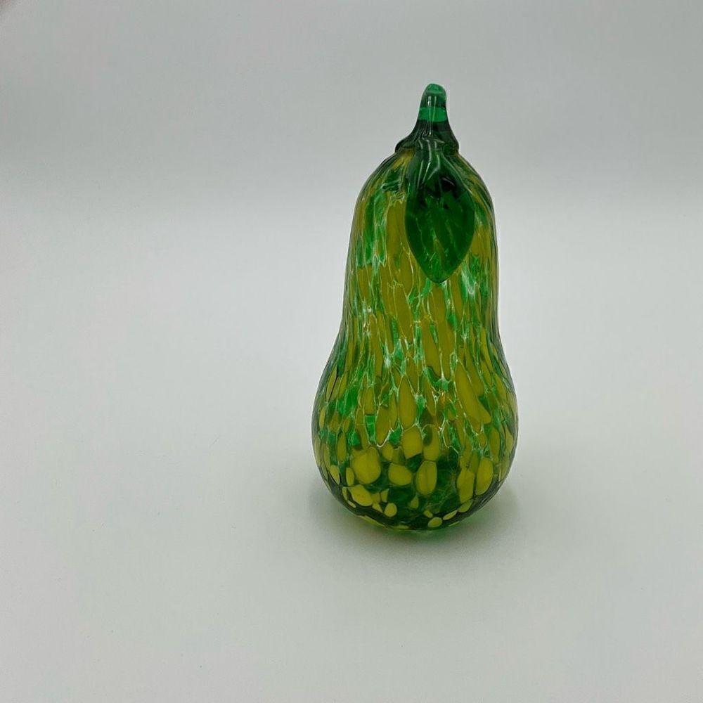 HAND BLOWN GLASS Pear - Picture 2 of 4
